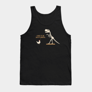 Dinosaur Tank Top - Badass by HandsOffMyDinosaur